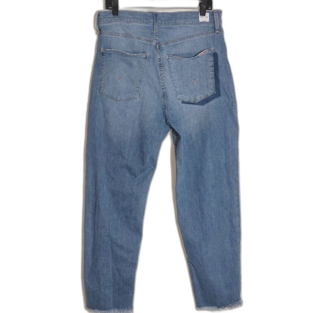 EUC Hudson Women's High Rise Straight Frayed Hem Ankle Jeans StellaSize 31 - Picture 8 of 12